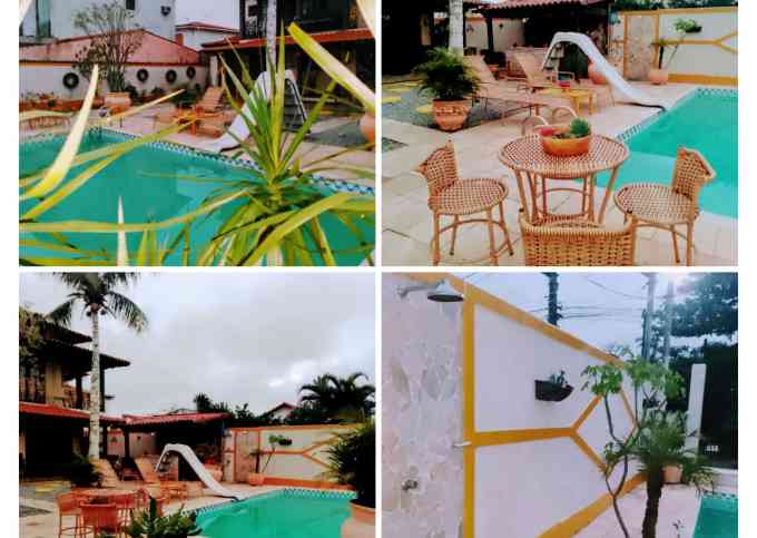 Pousada araruama com piscina e churrasqueira