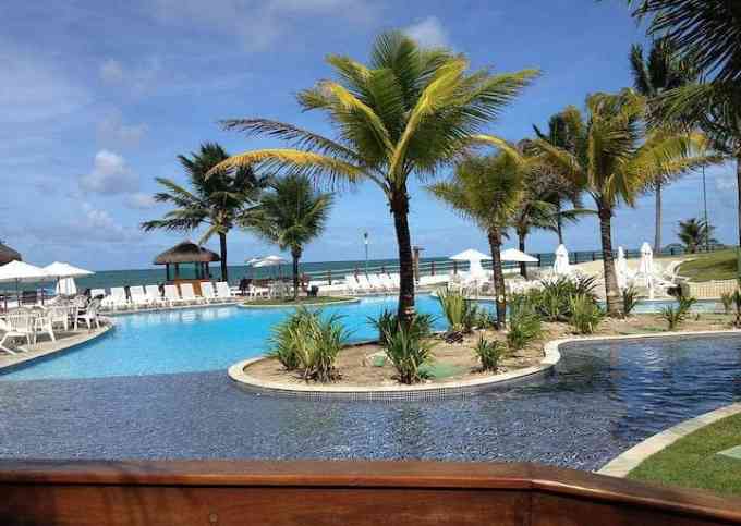 Flat Térreo no Beach Class Resort Muro Alto